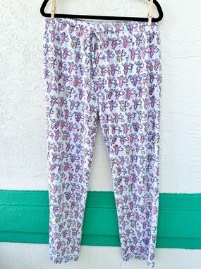 Roller Rabbit Palm Beach Monkey Pina Cotton Pajama Pants XL Rare